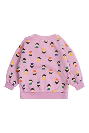 felpa in cotone lilla BOBO CHOSES KIDS | B225AB050.